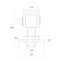 PSG cerniera regolabile per saldatura M20 zincata 88 mm 001-362 (3)