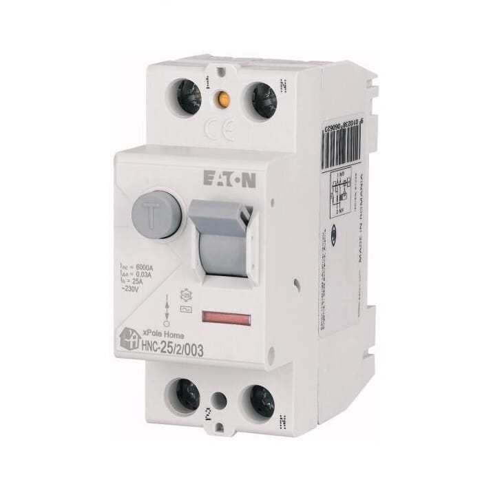 Interruttore differenziale 2P 16A B 0,03A tipo AC x Pole Home HNB-B16/1N/003 195121 sex 9010238060746
